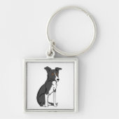 Border Collie sleutelhanger (Voorkant)