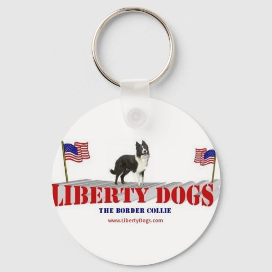 Border Collie Sleutelhanger (Voorkant)