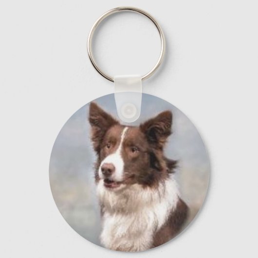 Border Collie Sleutelhanger (Voorkant)