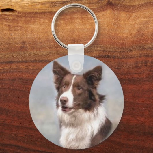 Border Collie Sleutelhanger (Voorkant)