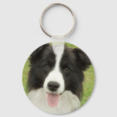 Border Collie Sleutelhanger (Voorkant)