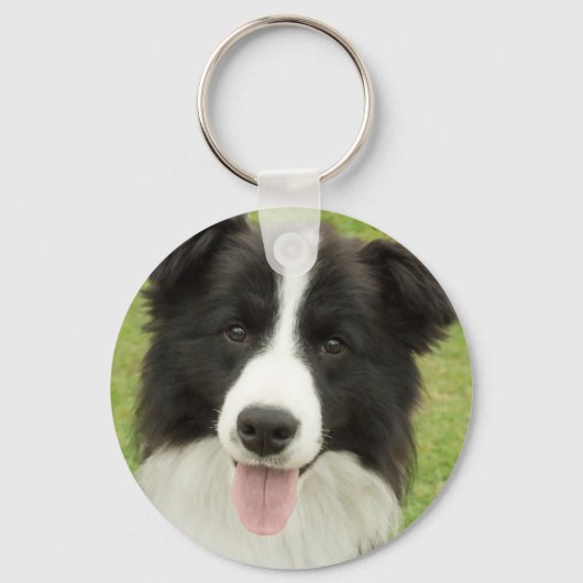 Border Collie Sleutelhanger (Voorkant)