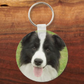 Border Collie Sleutelhanger (Voorkant)