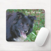 Border Collie Smiling Cut Dog Mousepad Muismat (Met muis)