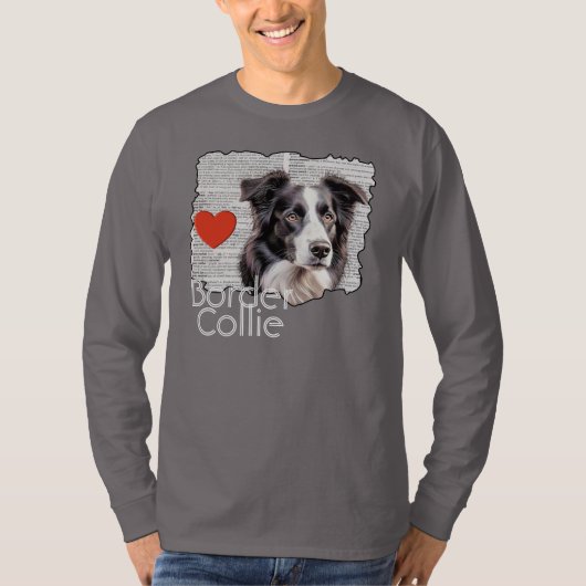 Border Collie T-shirt (Voorkant)