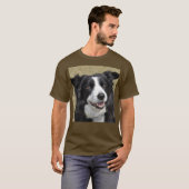 Border Collie T-shirt (Voorkant volledig)