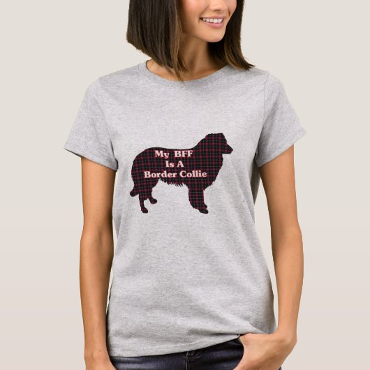 Border Collie T-shirt (Voorkant)