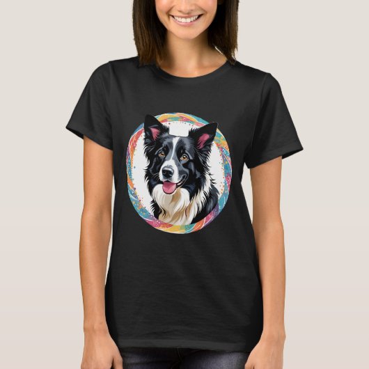 Border Collie T-shirt (Voorkant)