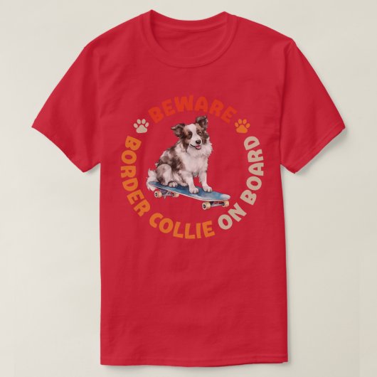 Border Collie T-shirt (Design voorkant)