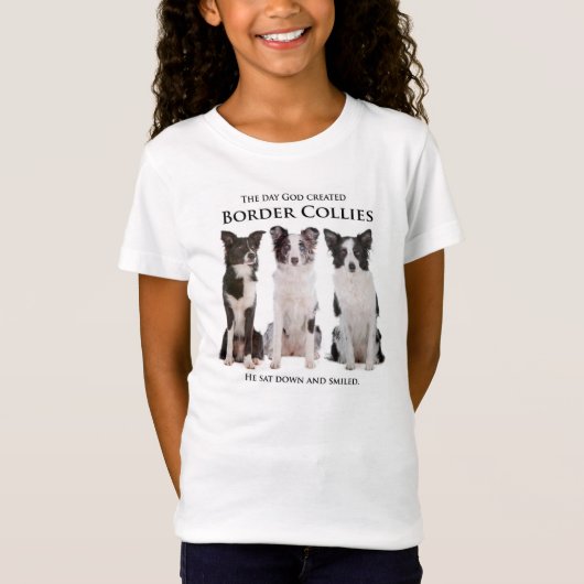 Border Collie T-Shirt (Voorkant)
