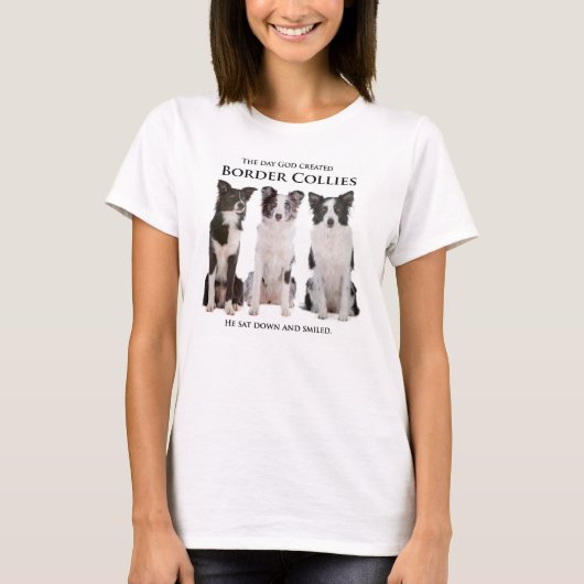 Border Collie T-Shirt (Voorkant)