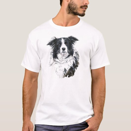 Border Collie T-shirt (Voorkant)