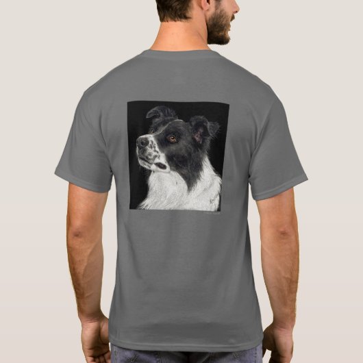 Border Collie T-shirt - "Ben" 2 (Achterkant)