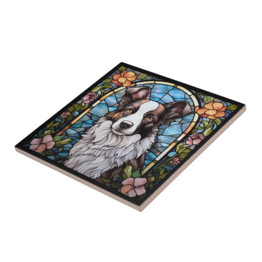 Border Collie Tegeltje (Zijkant)
