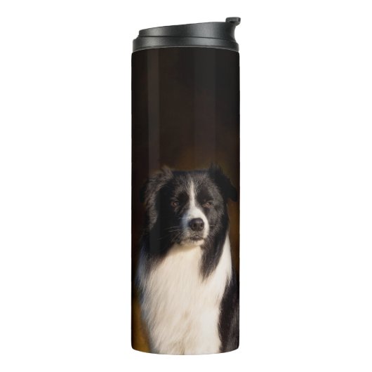 Border Collie Thermosbeker (Gedraaid links)