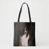 Border Collie Tote Bag (Voorkant)