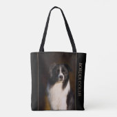 Border Collie Tote Bag (Achterkant)