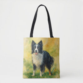 Border Collie Tote Bag