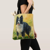 Border Collie Tote Bag (Dichtbij)
