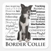 Border Collie Traits Stickers (Voorkant)