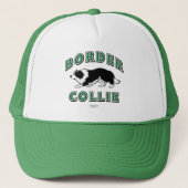 Border Collie Trucker Hat Pet (Voorkant)