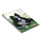 Border Collie Tshirts Notitieboek (Rechterzijde)