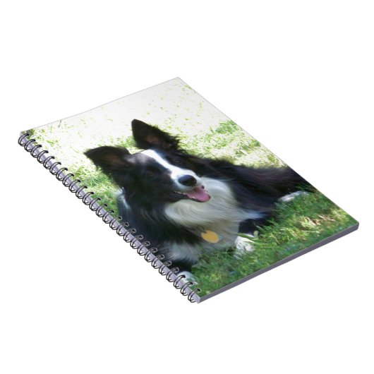 Border Collie Tshirts Notitieboek (Rechterzijde)