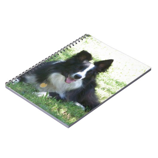 Border Collie Tshirts Notitieboek (Linkerzijde)
