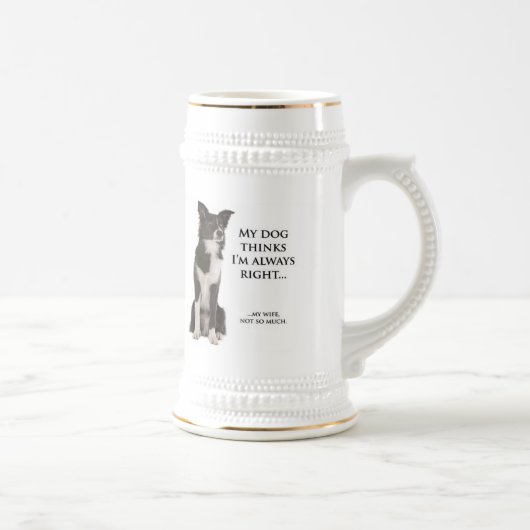 Border Collie v Wife Stein Bierpul (Rechts)