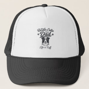 Border Collie Vader Leven Is Ruff Vintage Shirt On Trucker Pet