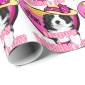 Border Collie Valentijnsdag Cadeaupapier (Rol Hoek)