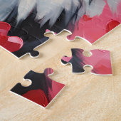 Border Collie Valentijnsdag Legpuzzel (Zijkant)