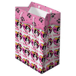 Border Collie Valentijnsdag Medium Cadeauzakje