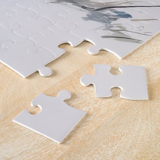 Border Collie Valentine's Day Heart Disc Catch Legpuzzel (Zijkant)