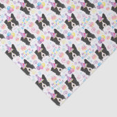 Border Collie Vloeipapier Tissuepapier (Detail)