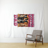 Border Collie Wandkleed (In Situ (horizontaal))
