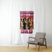 Border Collie Wandkleed (In situ)