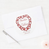 Border Collie Ware Liefde - Sticker (Envelop)