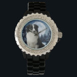 Border Collie Watch Horloge<br><div class="desc">Deze Border Collie Watch is een geweldig cadeau voor elke Border Collie liefhebber.</div>