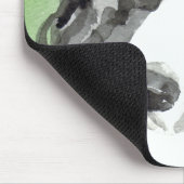 Border Collie Watercolor Muismat (Hoek)