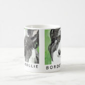 Border Collie Waterverf Koffiemok (Center)