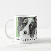 Border Collie Waterverf Koffiemok (Links)