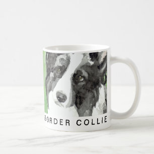 Border Collie Waterverf Koffiemok