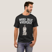 Border Collie Wisperer Dog T-shirt (Voorkant volledig)