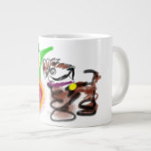 Border Collie zonnebloemen  Grote Koffiekop (Voorkant rechts)