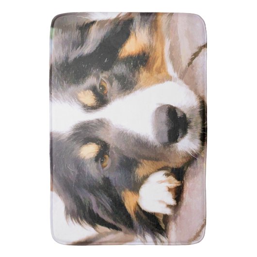 BORDER COLLIES BADMAT (Voorkant Verticaal)