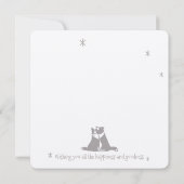 Border collies get a tree with balls kaart (Achterkant)