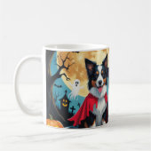 Border Collies Honden Pompoen Halloween Grappig Koffiemok (Links)