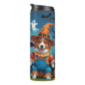 Border Collies Honden Pompoen Halloween Grappig Thermosbeker (Geroteerd rechts)