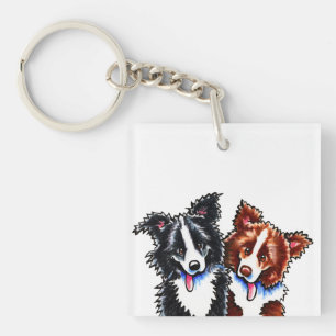 Border Collies Little League Sleutelhanger